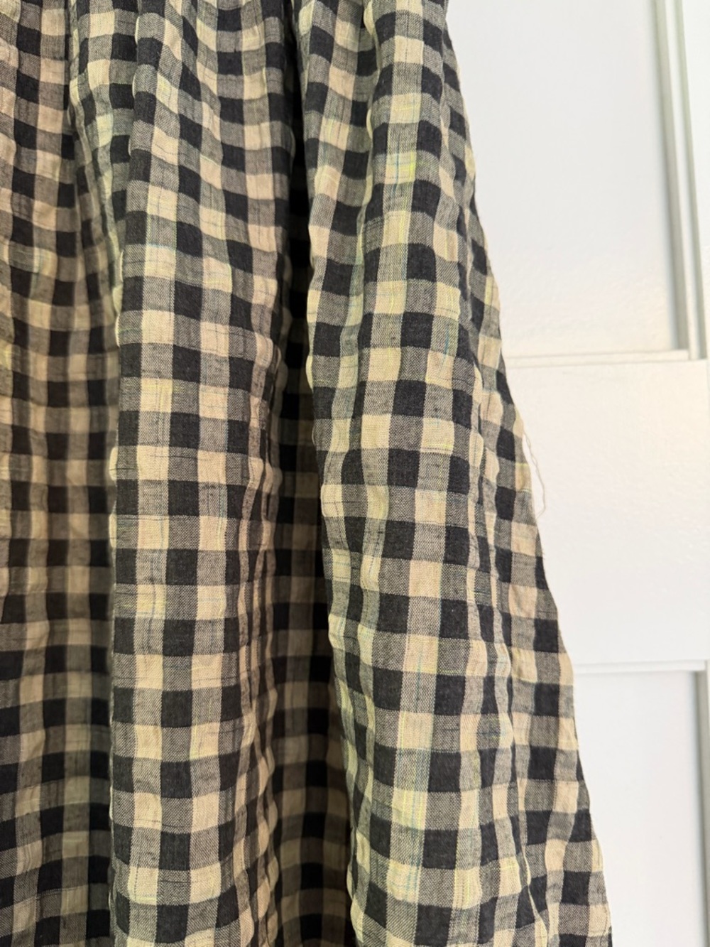 Princess Polly Black and Cream Gingham Maxi Dress - Picture 3 of 6